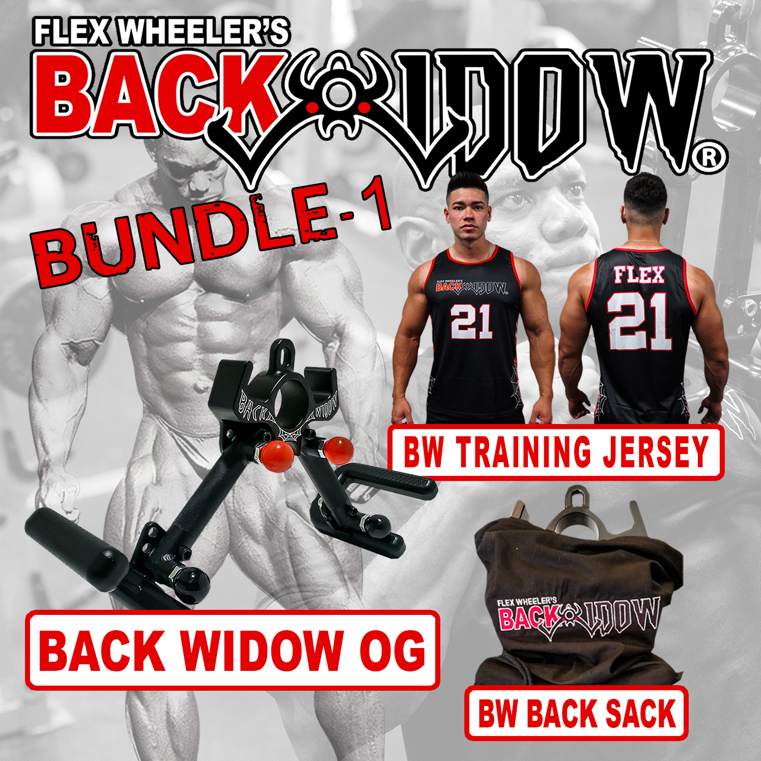 Flex Wheeler's Back Widow