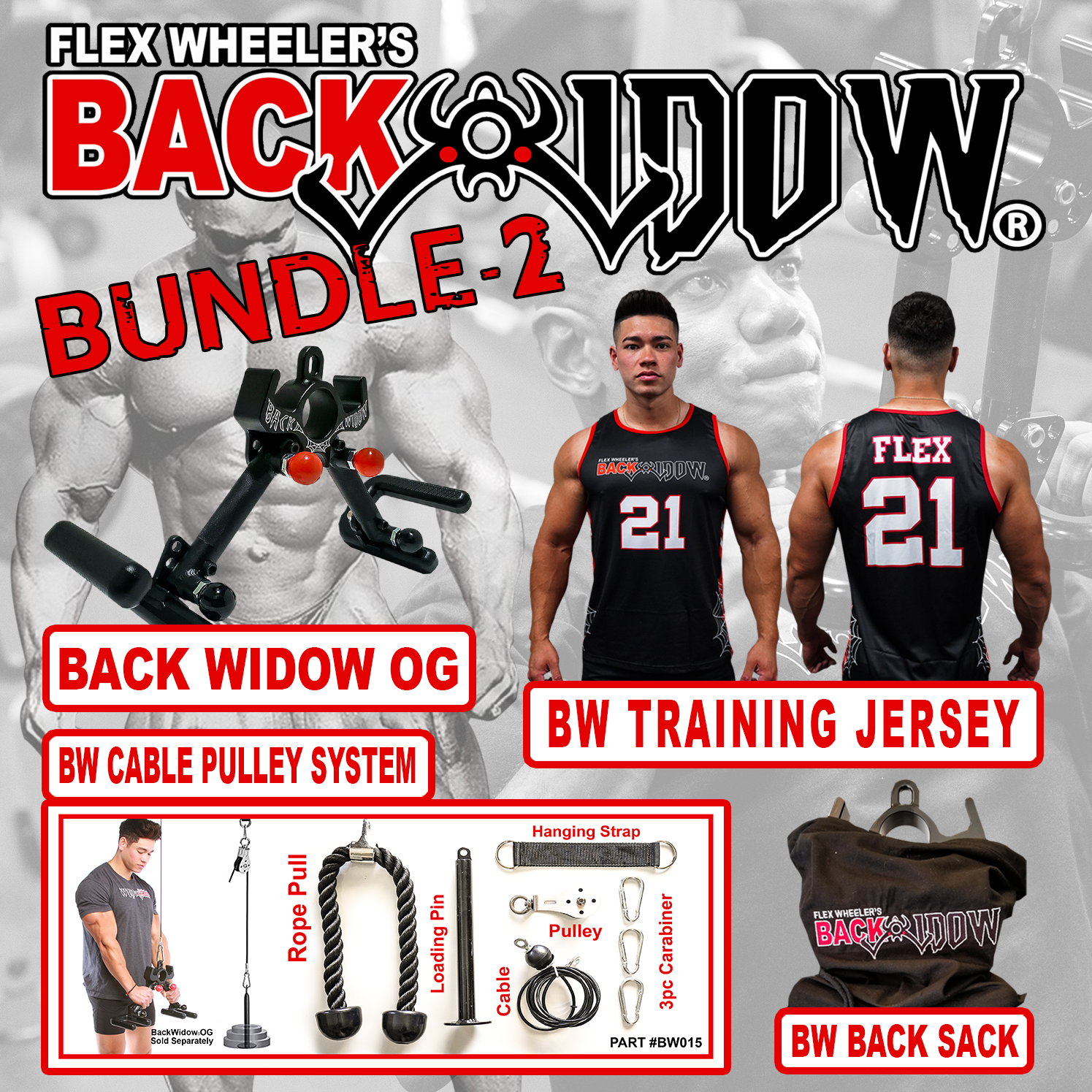 Flex Wheeler's Back Widow Flex Wheeler's Back Widow